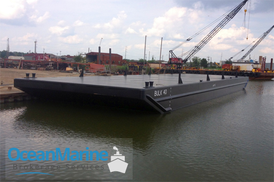 Deck Spud Barge